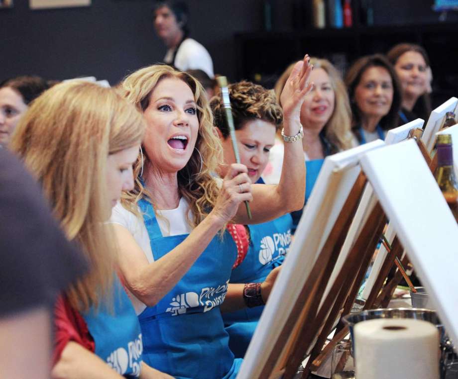 Kathie Lee Gifford shows off her Pinot's masterpiece!